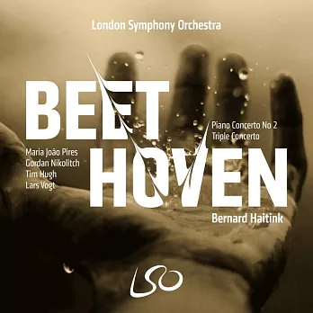 貝多芬:第二號鋼琴協奏曲&三重奏協奏曲 / 海汀克(指揮)倫敦交響樂團,皮耶絲(鋼琴) (SACD)