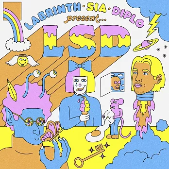 宇宙最強神團 LSD / 迷幻風暴 (LP彩膠唱片)