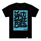 [Just Rock It 2019 藍 BLUE 巡迴演唱會 鳥巢場限定周邊商品] 五月天 / 天天天天天空藍 黑T - XL
