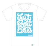 [Just Rock It 2019 藍 BLUE 巡迴演唱會 鳥巢場限定周邊商品] 五月天 / 天天天天天空藍 白T - XL