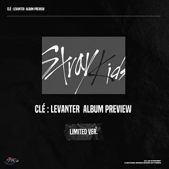 STRAY KIDS - CLE : LEVANTER (MINI ALBUM) LIMITED EDITION 迷你專輯 限量版 (韓國進口版)