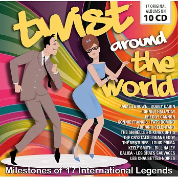 世界各地的扭扭舞曲-17位國際傳奇藝術家里程碑 / 詹姆士布朗,巴比達林,強尼哈立戴,弗雷迪卡農,及多位藝術家 (CD)