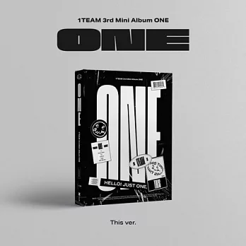 1TEAM - ONE (3RD MINI ALBUM) 迷你三輯 (韓國進口版) THIS VER.