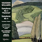 佛漢．威廉士:第三,第四號交響曲 / 馬汀．布拉賓斯 指揮 BBC交響樂團 (CD)
