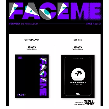 VERIVERY - FACE ME (3RD MINI ALBUM) 迷你三輯 (韓國進口版) 專輯版本隨機