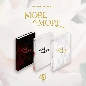 TWICE - MORE & MORE (9TH MINI ALBUM) 迷你九輯 (韓國進口版) A VER.