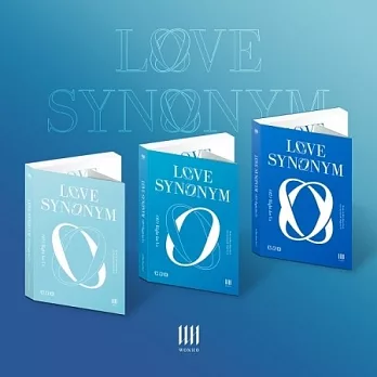 元虎 WONHO (MONSTA X) - LOVE SYNONYM #2 : RIGHT FOR US (1ST MINI ALBUM PART.2) 迷你一輯 第二章 (韓國進口版) 3版隨機