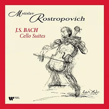 巴哈：無伴奏大提琴組曲 《限量盤》/ 羅斯托波維奇 歐洲進口盤 (4LP黑膠唱片)