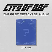 ONF - CITY OF ONF (REPAKAGE ALBUM) 正規一輯 改版 (韓國進口版) CITY VER.