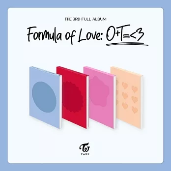 TWICE - VOL.3 [FORMULA OF LOVE:O+T=&lt3] 正規三輯 (韓國進口版) STUDY ABOUT LOVE VER.