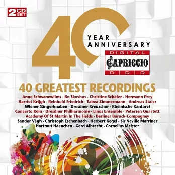 Capriccios 40週年 40首最偉大的錄音 / 眾星雲集 (2CD)
