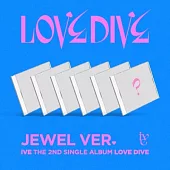 IVE - LOVE DIVE (2ND SINGLE ALBUM)第二張單曲 (韓國進口版) 6版隨機