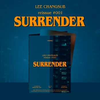李昌燮 LEE CHANG SUB (BTOB) - REISSUE #001 ’SURRENDER’ PLATFORM VER. (韓國進口版)