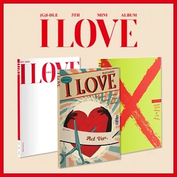 (G)I-DLE - I LOVE (5TH MINI ALBUM) 迷你五輯 CD (韓國進口版) X-FILE VER