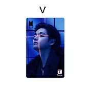 官方週邊商品 防彈少年團 BTS X T-MONEY CARD 閃卡 交通卡【V】(韓國進口版)
