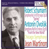 指揮大師馬第農職掌芝加哥交響樂團最後一季的夢幻名演錄音 第二輯 / 舒曼第一號交響曲與德弗札特新世界交響曲