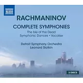 拉赫曼尼諾夫: 完整的交響曲 / 史拉特金 (指揮) / 底特律交響樂團 (3CD)