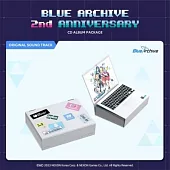 蔚藍檔案 BLUE ARCHIVE 2ND ANNIVERSARY OST 遊戲原聲帶 CD版 (韓國進口版)