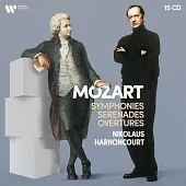 世紀典藏超值盒 - 莫札特: 交響曲、小夜曲與序曲集 / 哈農庫特 (15CD)