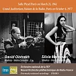 歐伊斯特拉夫與瑪柯薇琪兩大小提琴大師在巴黎的協奏曲實況錄音 (世界首度珍貴發行)