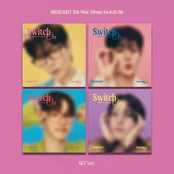 HIGHLIGHT - THE 5TH MINI ALBUM [SWITCH ON]  迷你五輯 DG版4版合購 (韓國進口版)