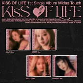KISS OF LIFE - [MIDAS TOUCH] 單曲一輯 JEWEL CASE版 (韓國進口版)