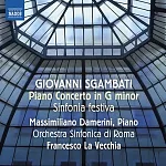 斯甘巴蒂: 節慶交響曲及鋼琴協奏曲 / 達梅里尼 (鋼琴) / 弗朗切斯科拉維基亞 (指揮) / 羅馬交響樂團