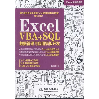 Excel VBA+SQL數據管理與應用模板開發