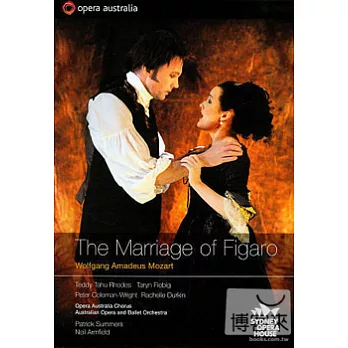 雪梨歌劇院系列《莫札特：費加洛婚禮》/派崔克o桑默斯(指揮)澳洲歌劇院暨芭蕾管弦樂團、澳洲歌劇院合唱團 2DVD