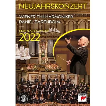 2022維也納新年音樂會 / 巴倫波因 & 維也納愛樂 (DVD)