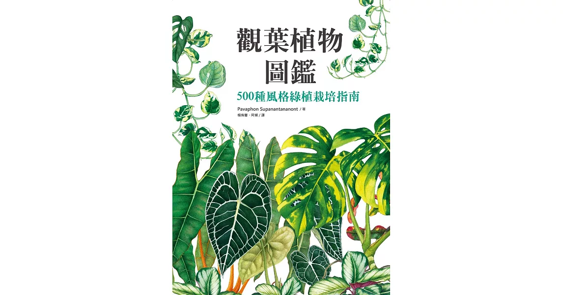 觀葉植物圖鑑：500種風格綠植栽培指南 (電子書) | 拾書所