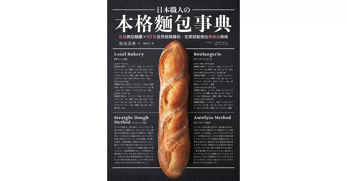 日本職人の本格麵包事典：6種典型麵團×95款世界經典麵包，在家就能烤出專業級美味 (電子書) | 拾書所