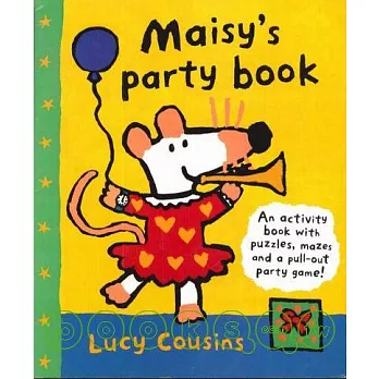 Maisy’s Party Book: An Activity Book with Puzzles, Mazes and a Pull-out Party Game!