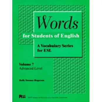 Words for Students of English: A Vocabulary Series for Esl
