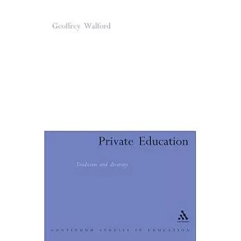 Private education : tradition and diversity