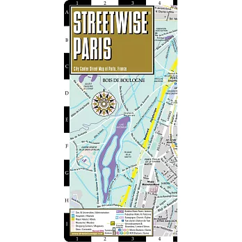 Streetwise Paris: City Center Street Map of Paris, France
