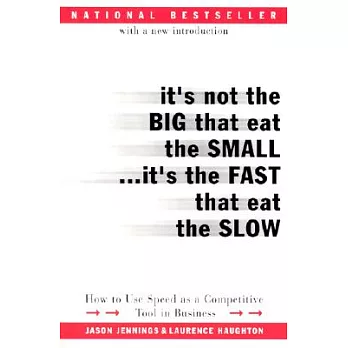 It’s Not the Big That Eat the Small...It’s the Fast That Eat the Slow: How to Use Speed as a Competitive Tool in Business