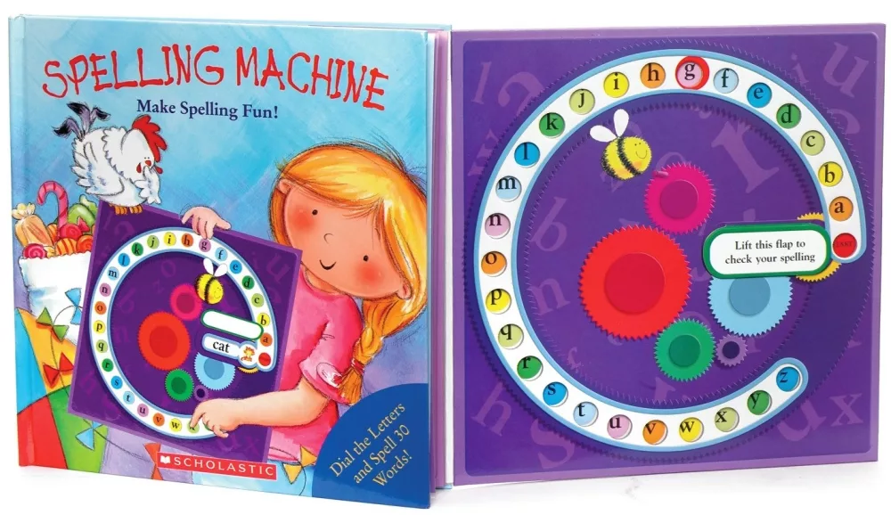 神奇轉盤，拼字遊戲書 Spelling Machine