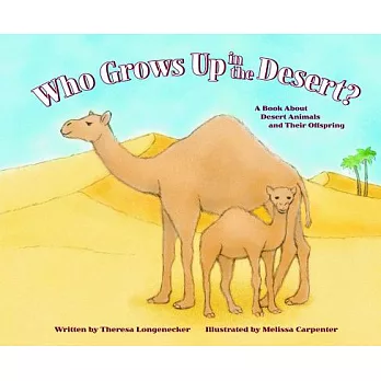Who grows up in the desert? : a book about desert animals and their offspring