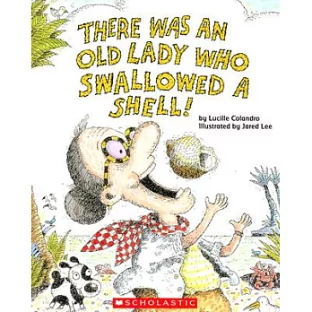 There was an old lady who swallowed a shell!