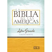 La Biblia de las Americas. LBLA Biblia Letra Grande Tamano Manual Rojizo, piel fabricada/ LBLA Hand Size Giant Print Bible Burgu