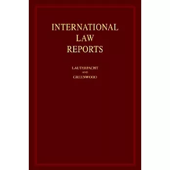 International Law Reports Set Complete Set