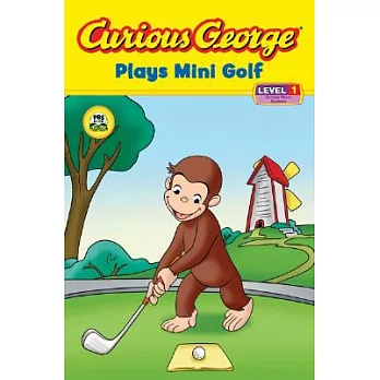 Curious George plays mini golf /