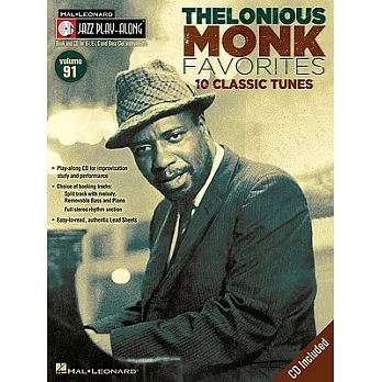 Thelonious Monk Favorites: For B flat, E flat, C and Bass Clef Instruments