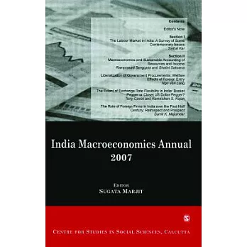 India Macroeconomics Annual 2007