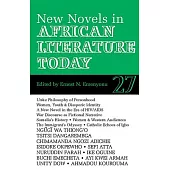 New Novels in African Literature Today