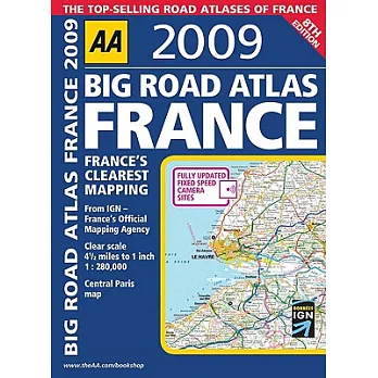 Aa Big Road Atlas 2009 France