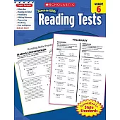 Scholastic Success With Reading Tests, Grade 6