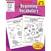 Scholastic Success With Beginning Vocabulary, Grade K-2