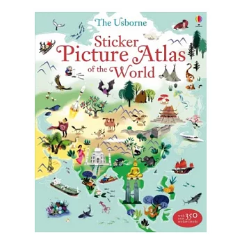 Sticker picture atlas of the world